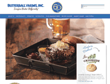 Tablet Screenshot of butterballfarms.com